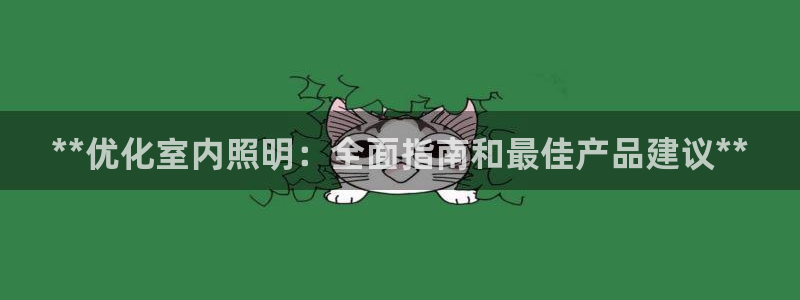 **优化室内照明：全面指南和最佳产品建议**