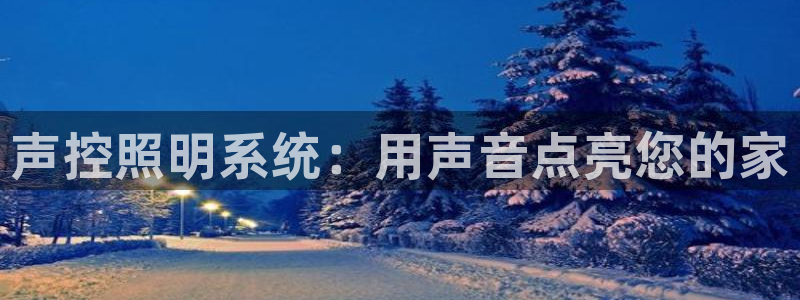 声控照明系统：用声音点亮您的家