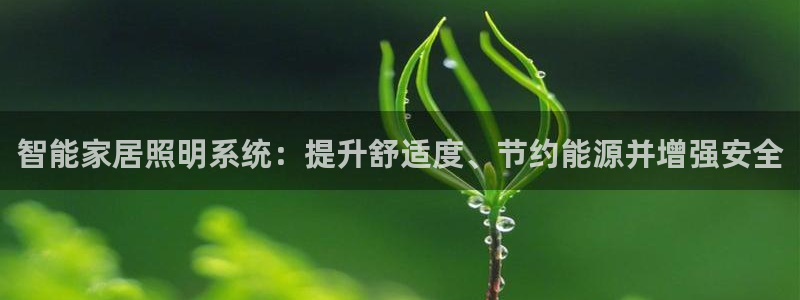 智能家居照明系统：提升舒适度、节约能源并增强安全