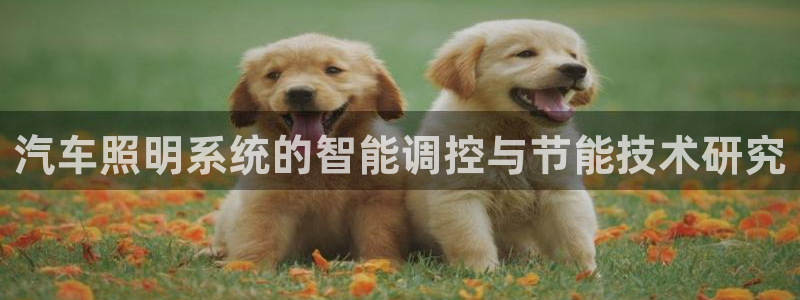 汽车照明系统的智能调控与节能技术研究