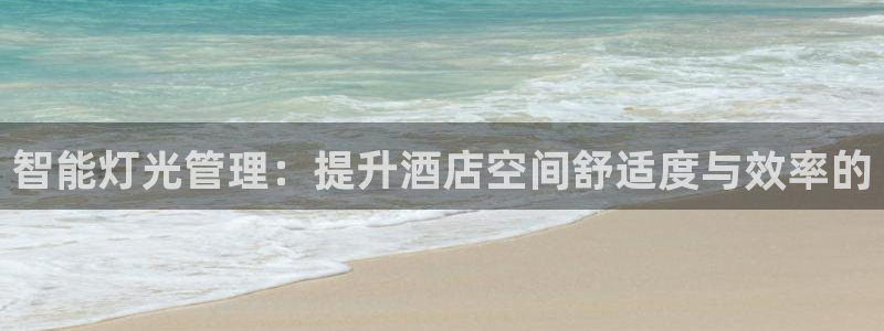 智能灯光管理：提升酒店空间舒适度与效率的